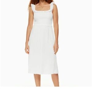 Wilfred Aritzia Reminisce smocked midi dress